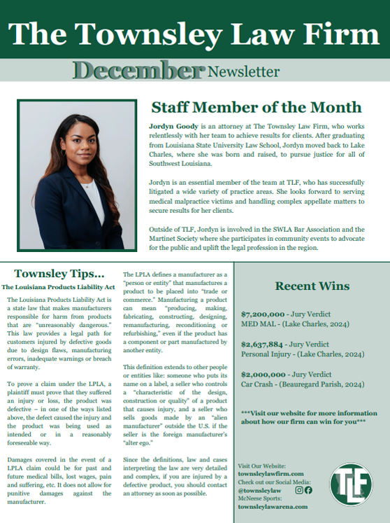 December Newsletter