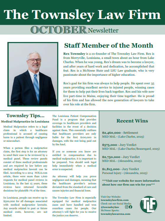 October Newsletter